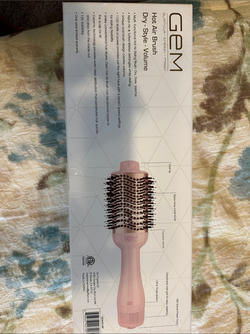 New!! Never used!! Pink Hot Air Styling Brush for Women - Picture 3 of 5